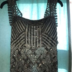 Long gown/prom dress with gorgeous beading detail